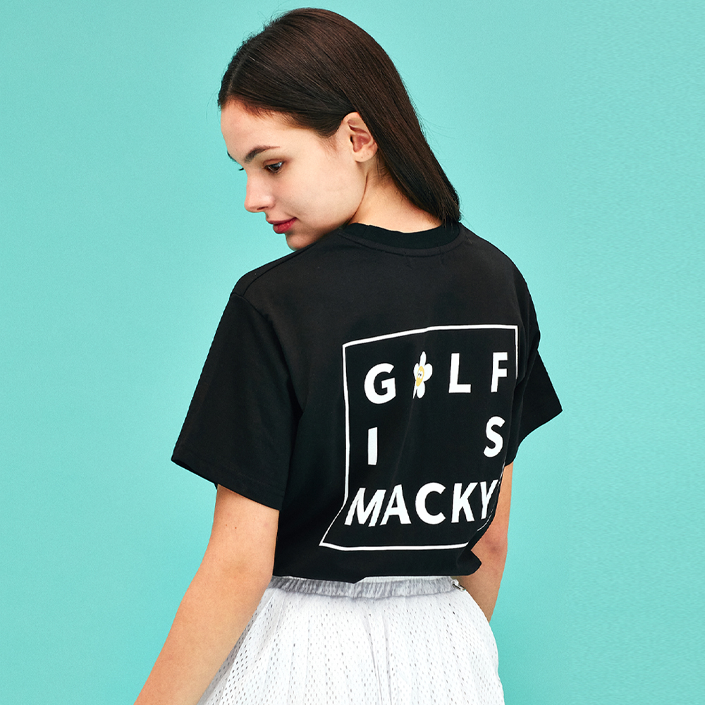 golf is macky T-shirt black